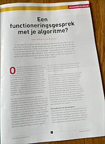 Een functioneringsgesprek met je algoritme?