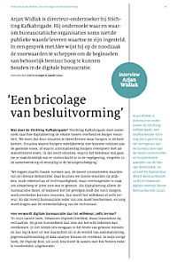 Een bricolage van besluitvorming